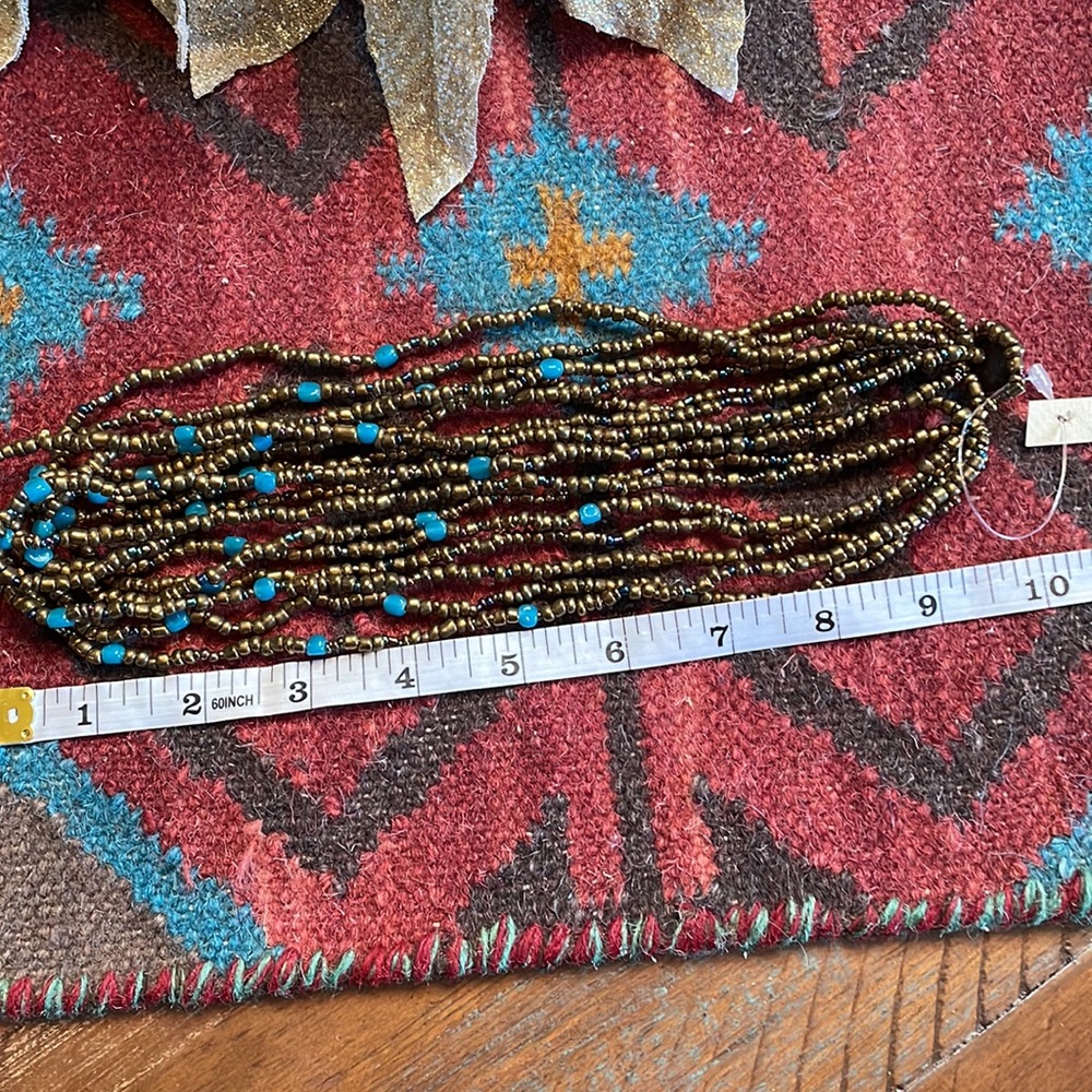 Brown Beaded necklace - Picture 6 of 6